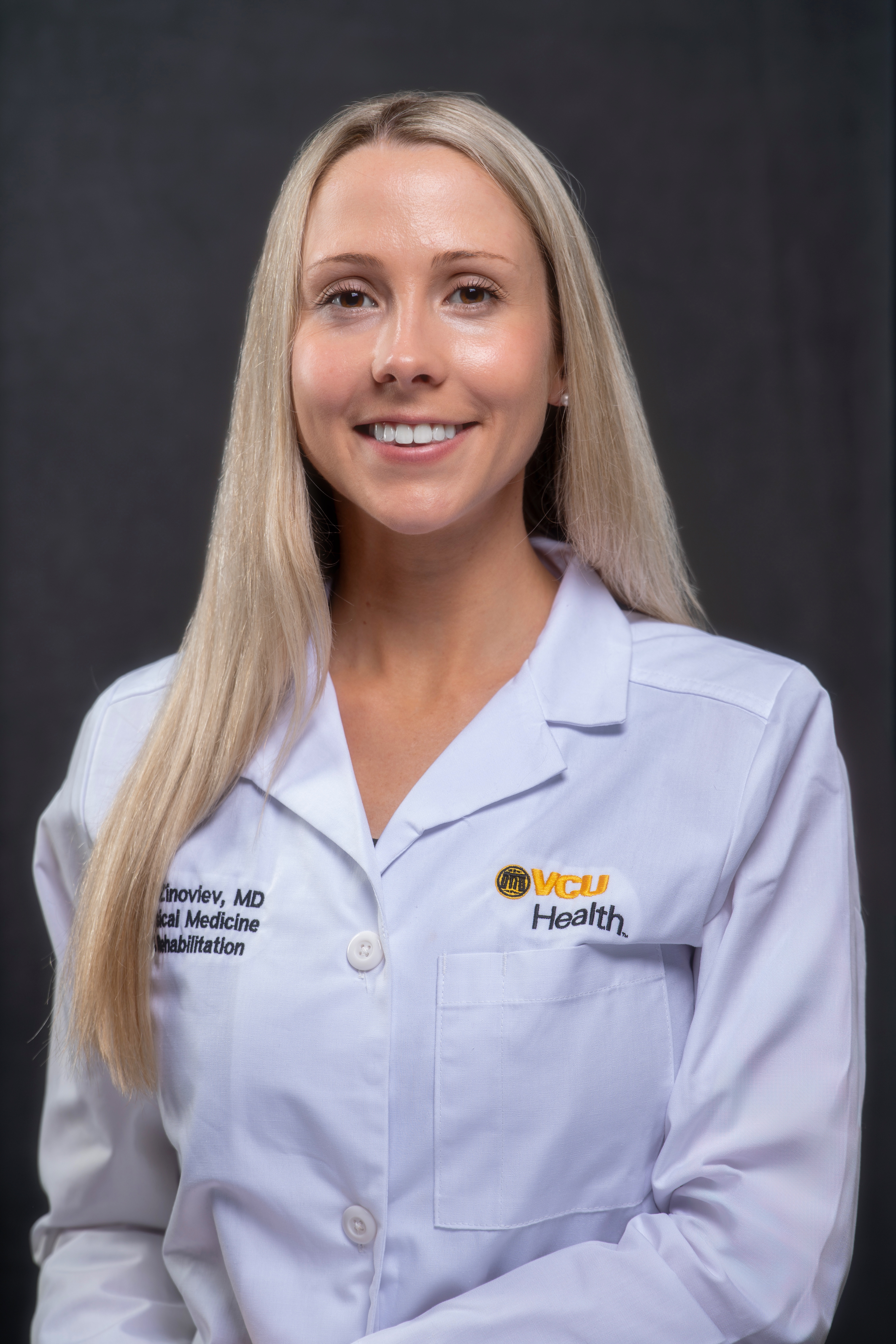 physician in white coat